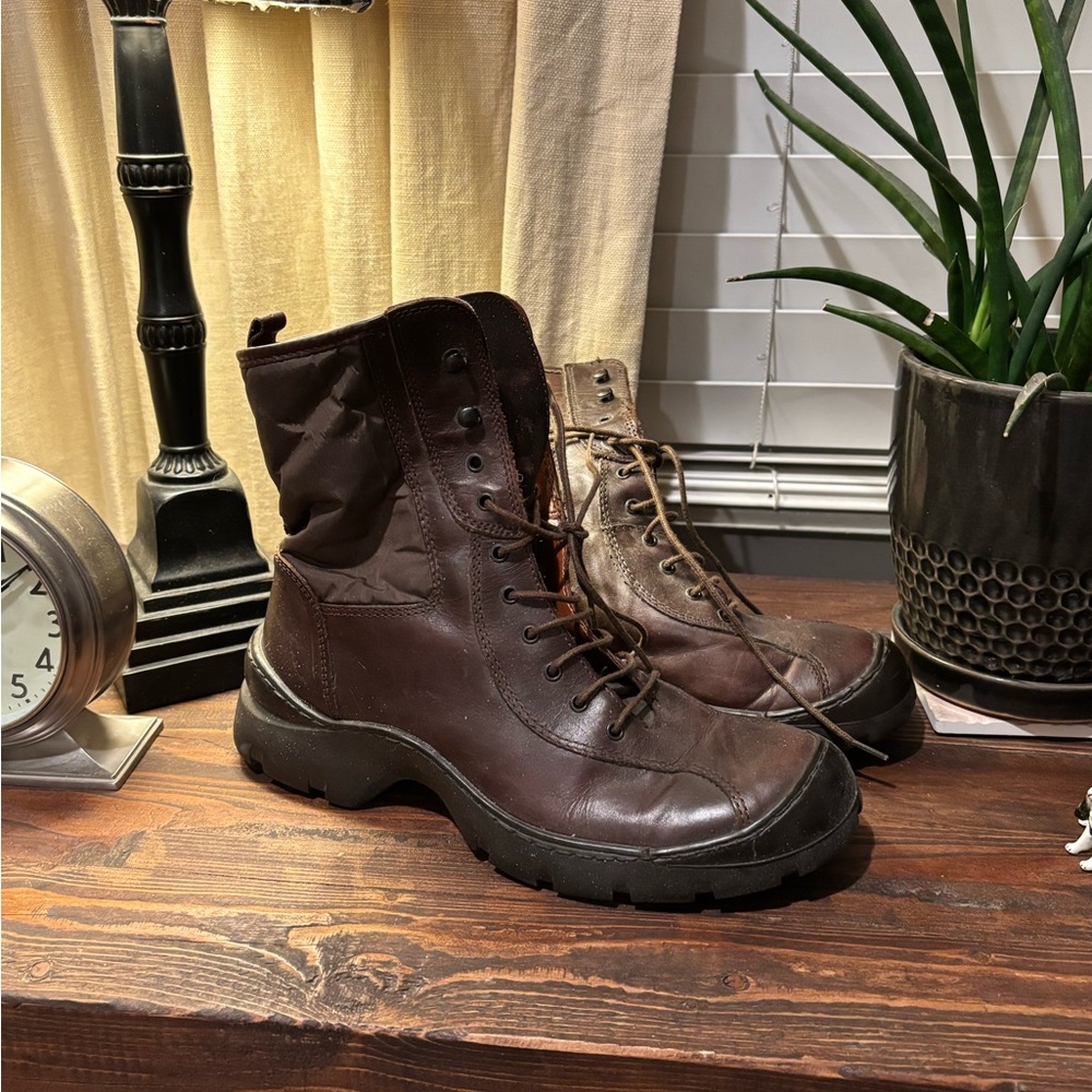 Nine West 90's Leather Moto Boot